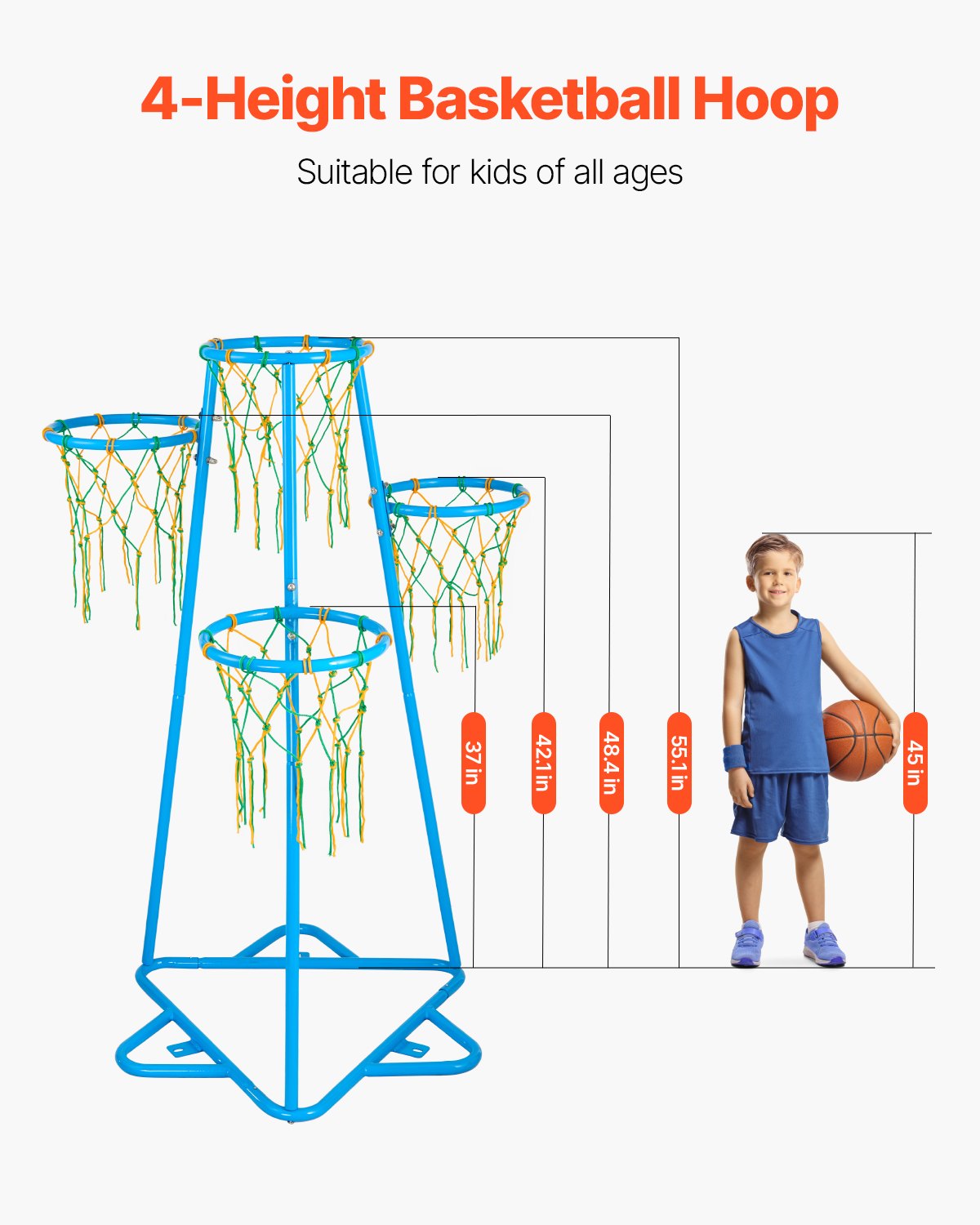 KindKlett - Basketballkorb für Kinder